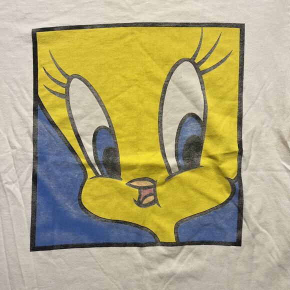Vintage 90s Looney Tunes Tweety Bird Warner Bros T-Shirt - Picture 2 of 4